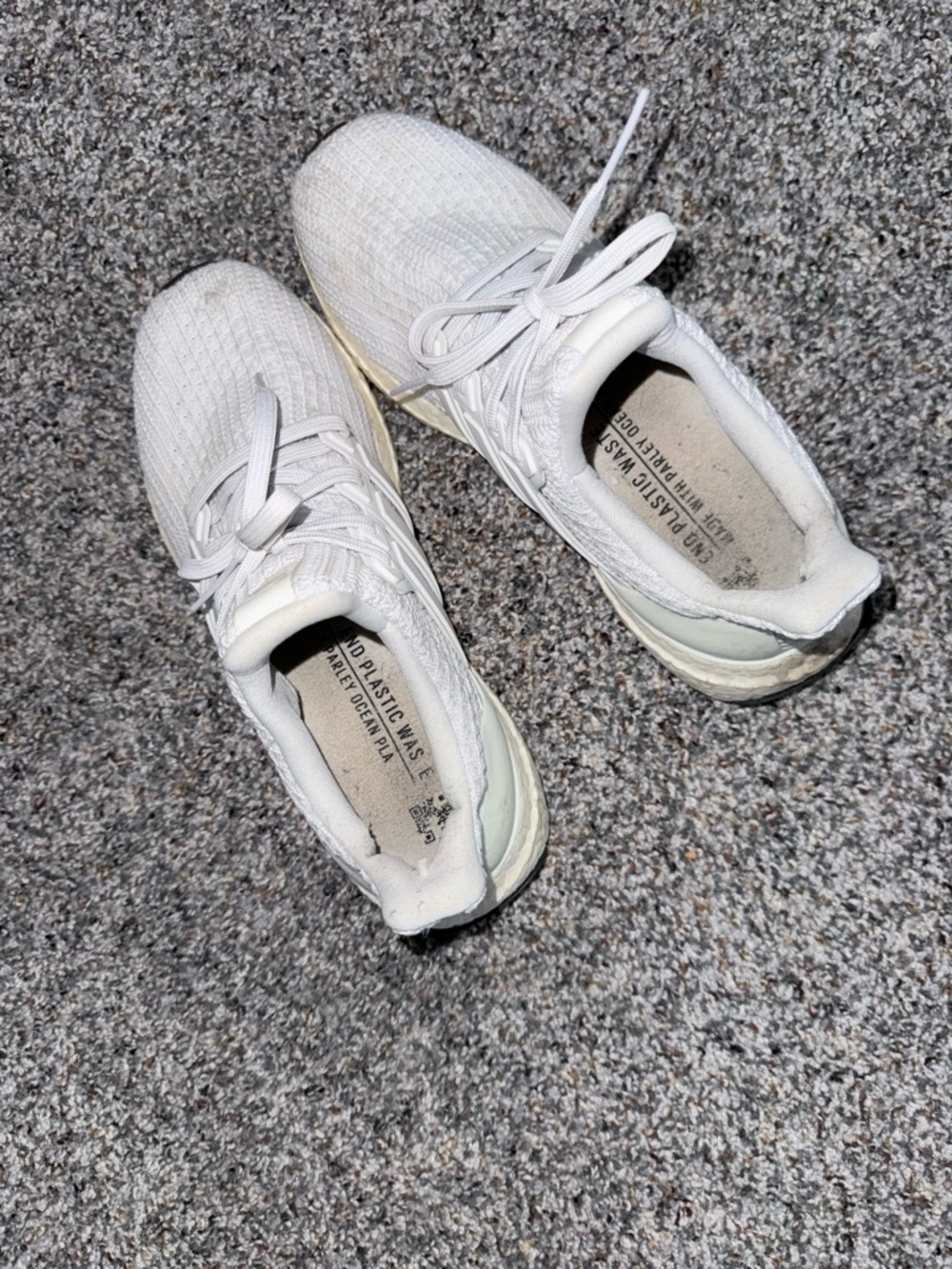 adidas White Knit Ultraboost Sneakers - Picture 4 of 4